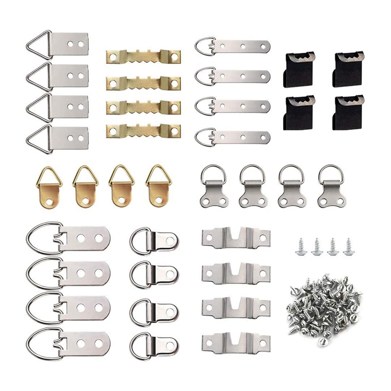 6 Set di Contenitori per Forati con Anelli Ganci Stile Tazze Accessori
