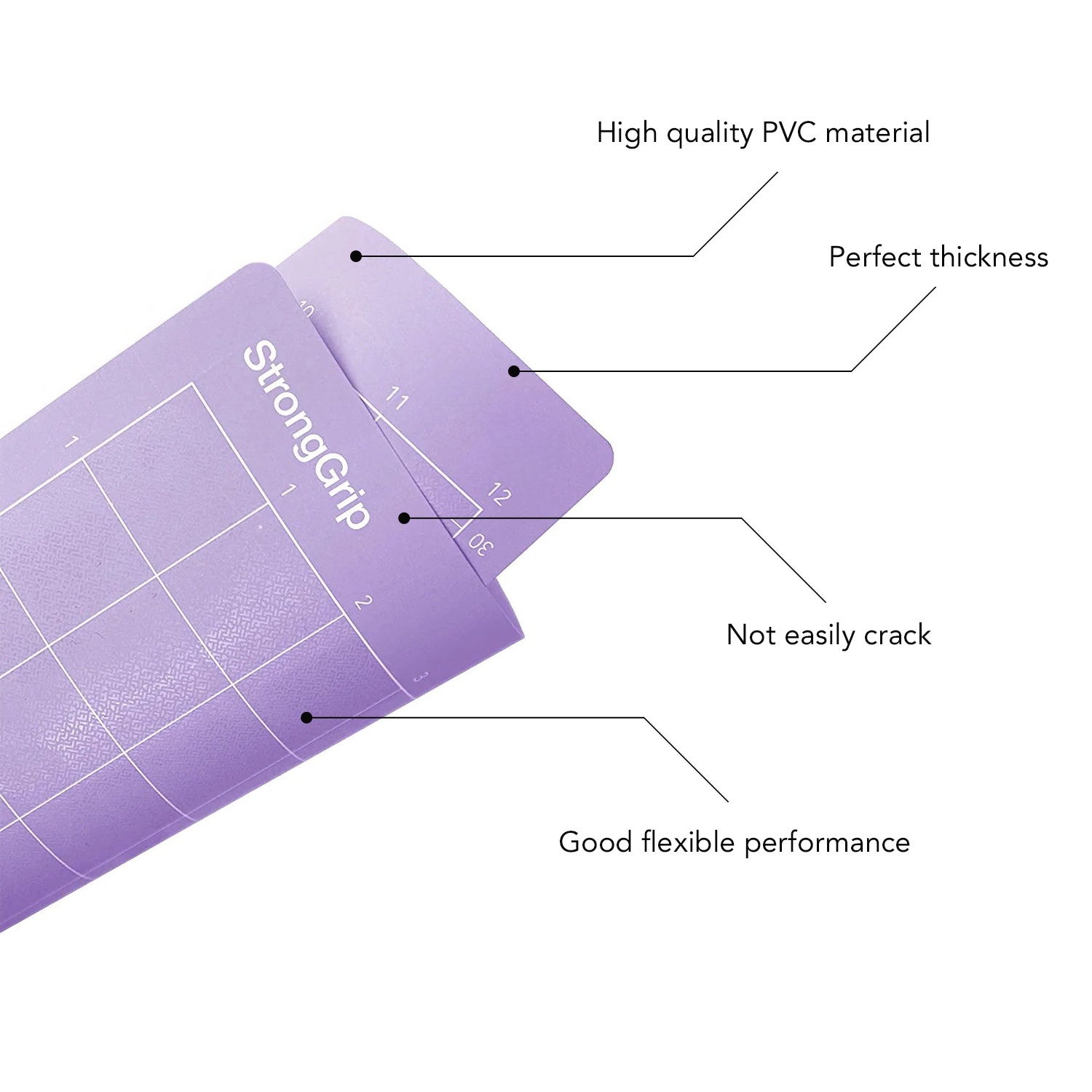 12" X12" PVC Cutting Pad for Cricut Maker Explorer DIY Paper Multifunctional Durable Arts and Crafts Art Engraving Board Sewing