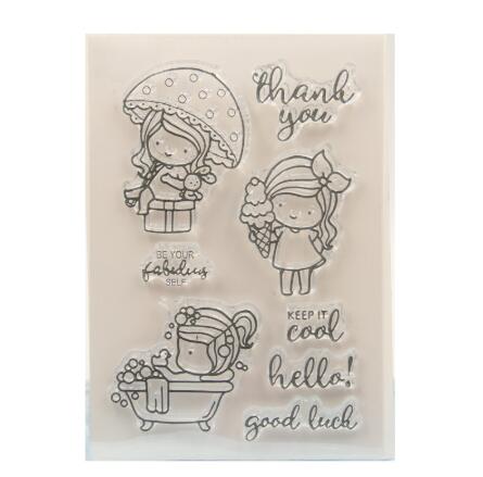 Timbre clair Transparent pour bricolage | scrapbooking/fabrication de cartes, A321,: 9