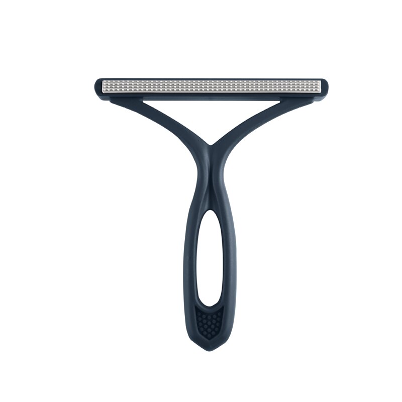 Brosse Portable Double face pour épilation manuelle des poils, outil de nettoyage ménager, pour manteau de tapis, vêtements, rasoir: Blue