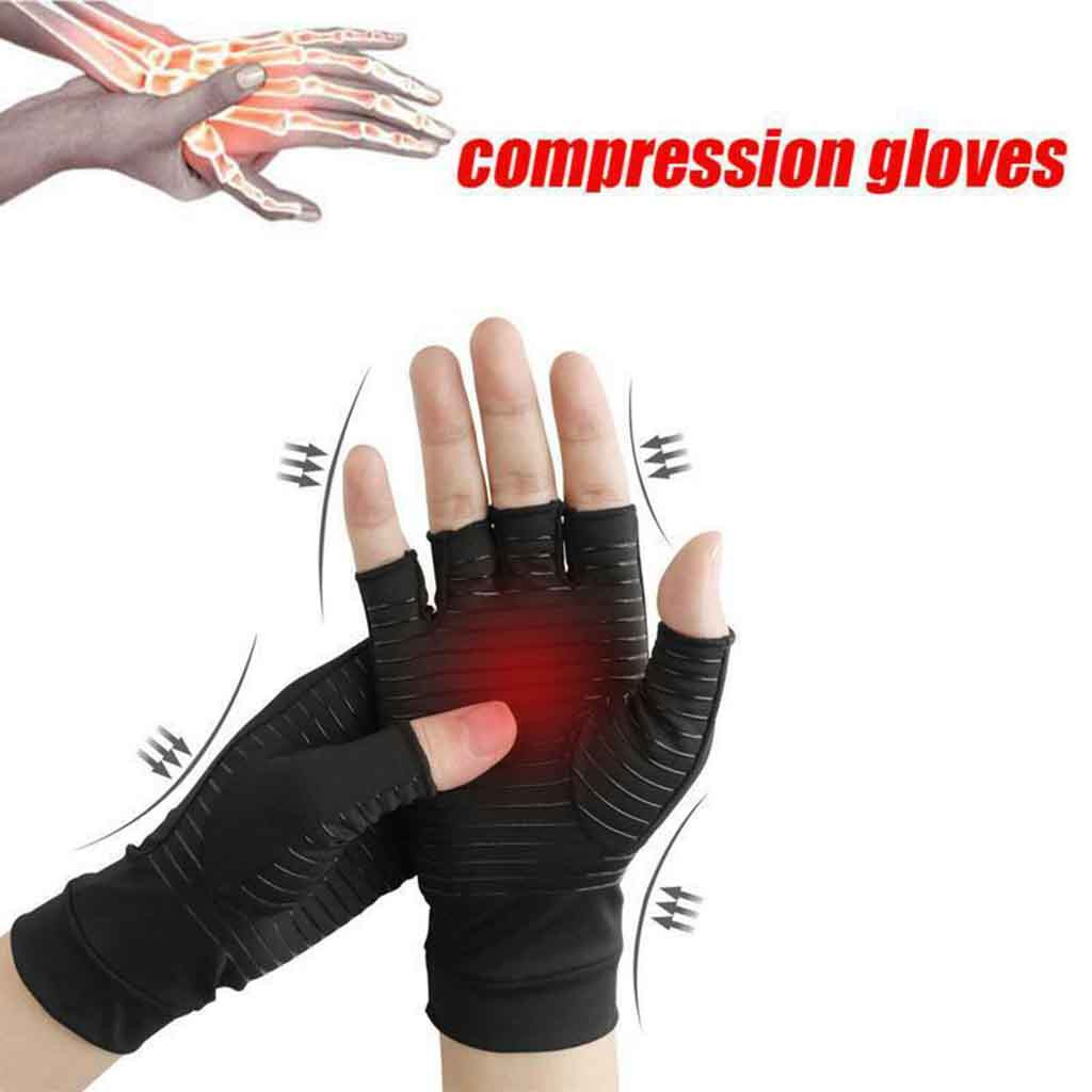 Compressie Artritis Handschoenen Fit Carpaal Sport Koper Joint Pijn Voor Mannen Vrouwen Elastische Hand Artritis Gewrichtspijn Opluchting Handschoenen