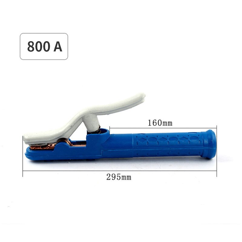 Svejseholder ren kobber smedning mund 800a anti skoldning anti faldende håndtag svejsetæng elektrisk svejse klemme