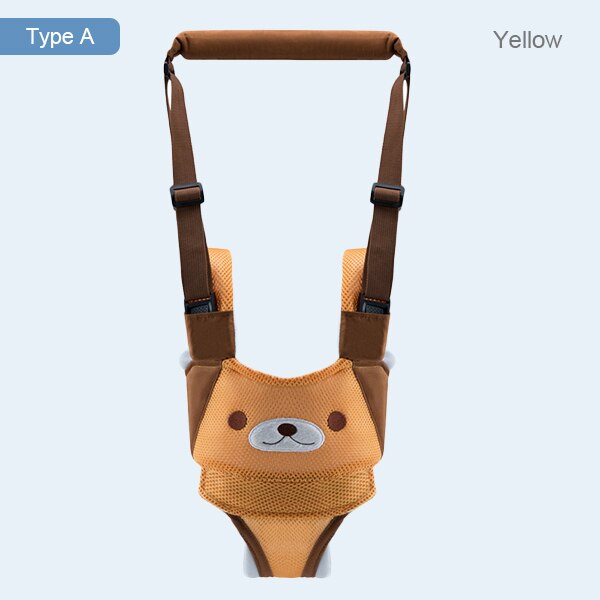 Baby Reins for Children Toddler Harness Assistant Backpack Kids Walking Learning Belt Stand Up Leashes Strap Wings 10-36 Months: Type A Yellow
