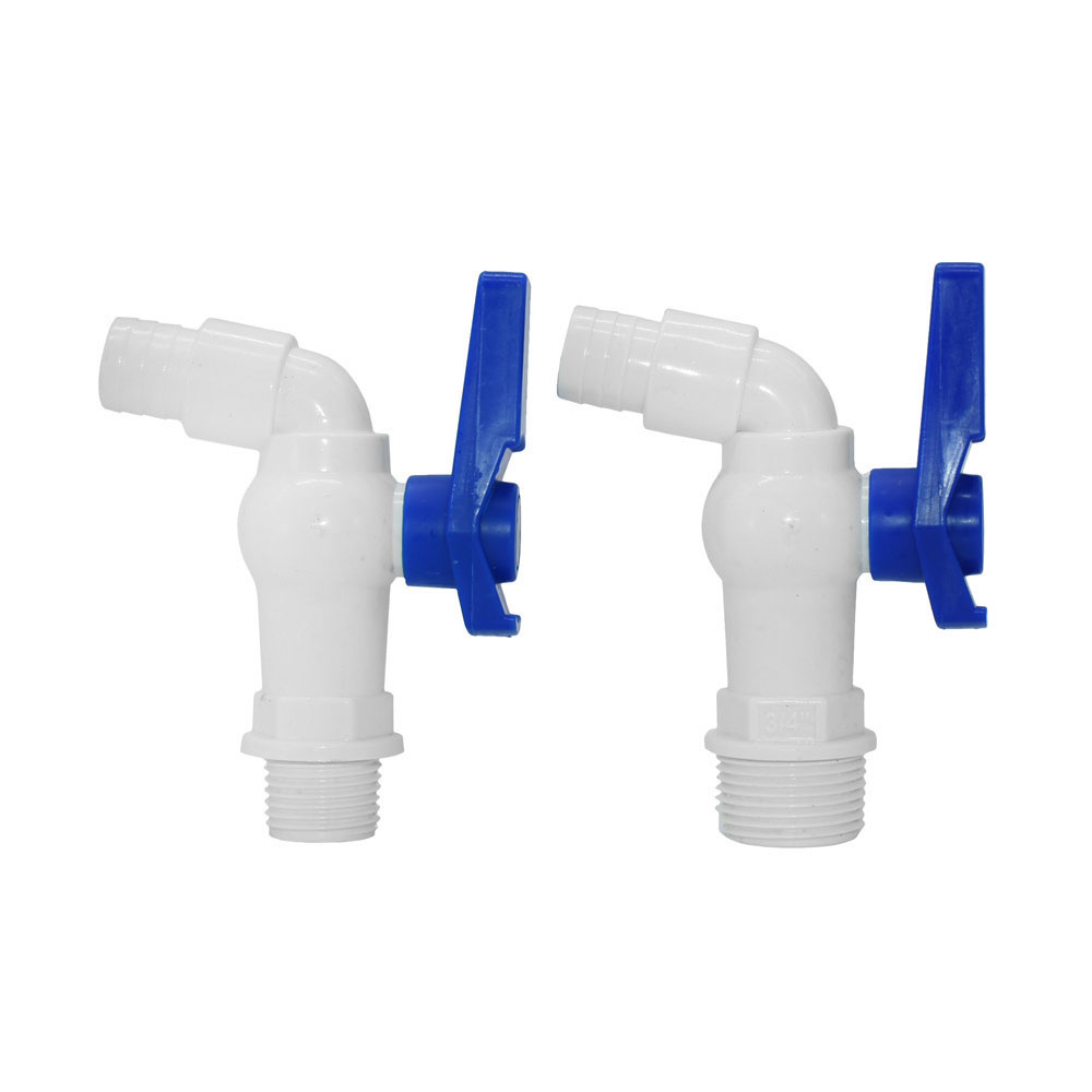 IBC Tank Tap Adapter Valve S60X6 Rough Carving Garden Quick Release Faucet 1/2 3/4 External Size