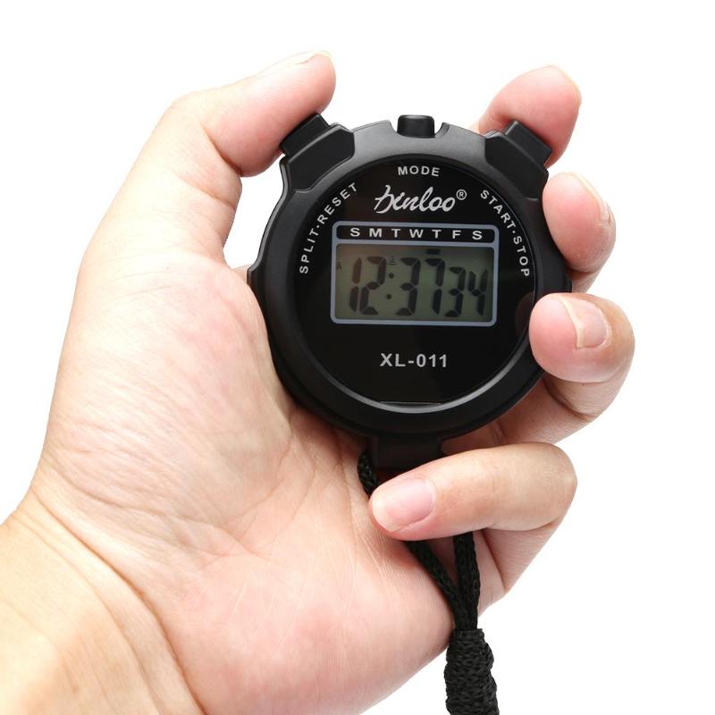 Waterproof Stopwatch Digital Handheld LCD Timer Chronograph Sports Counter With Strap For Swimming Running Football Training 636b40a598ccaab0f2ebf5e8