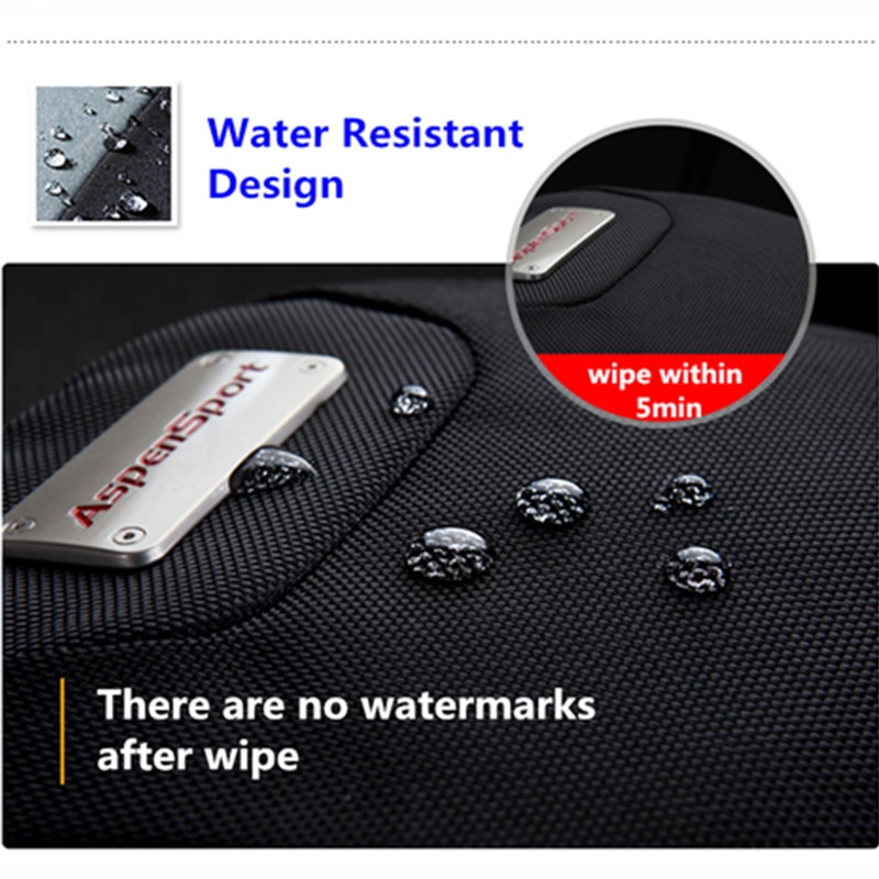 AspenSport superiore di Marca di Modo Impermeabile Zaino unisex sacchetto di Scuola degli uomini per il computer Portatile Donne Borsa per taccuino Zaino 15.6 a17 Pollici