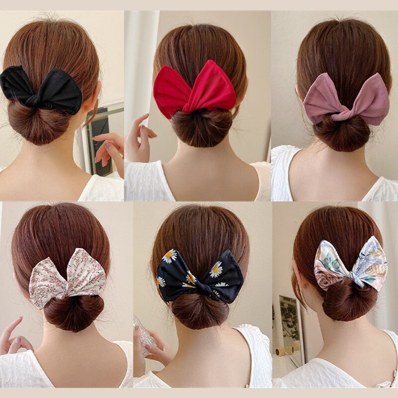 Épingles à cheveux magiques pour femmes, pinces à cheveux en tissu pour filles, accessoires tressés
