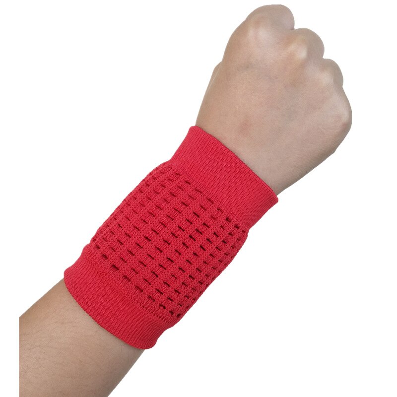 1pc män elastiskt andningsbart armband sport svettband handband för gym volleyboll tennis svett handledsstöd omslagsskydd