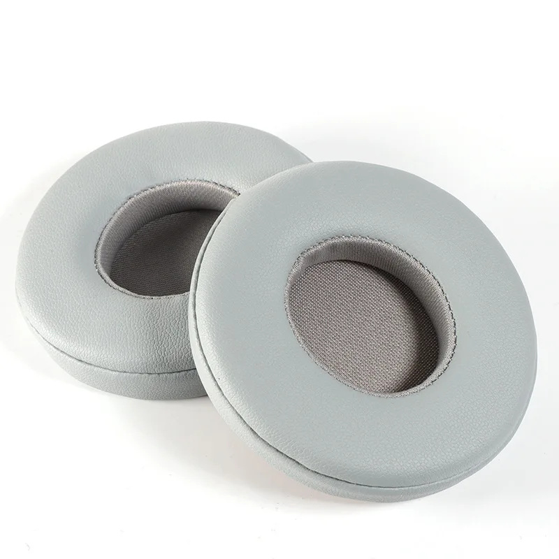 Vervangende Oorkussen Oorkussens Voor Solo 2 3 Draadloze Oorkussentjes Oordopjes Voor Beats Solo3 Draadloze Koptelefoon Oorkussens Zwart Printen: GRIJS