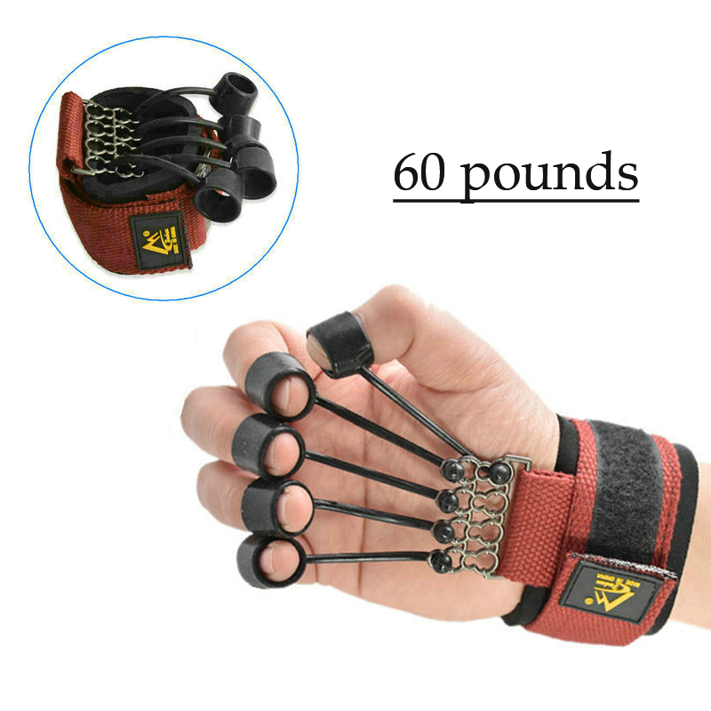 Finger Flexion Extension Rehabilitation Trainer Puller Extension Finger Kraft Übungsgeräte Finger Kraft Übung: Rot