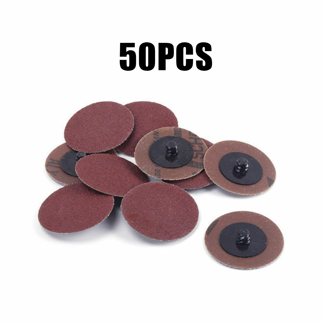 50Pcs 2 Inch 50 Mm Sanding Discs Sandpapers Abrasive Polishing 36 Grit Set Brand And Sanding Discs