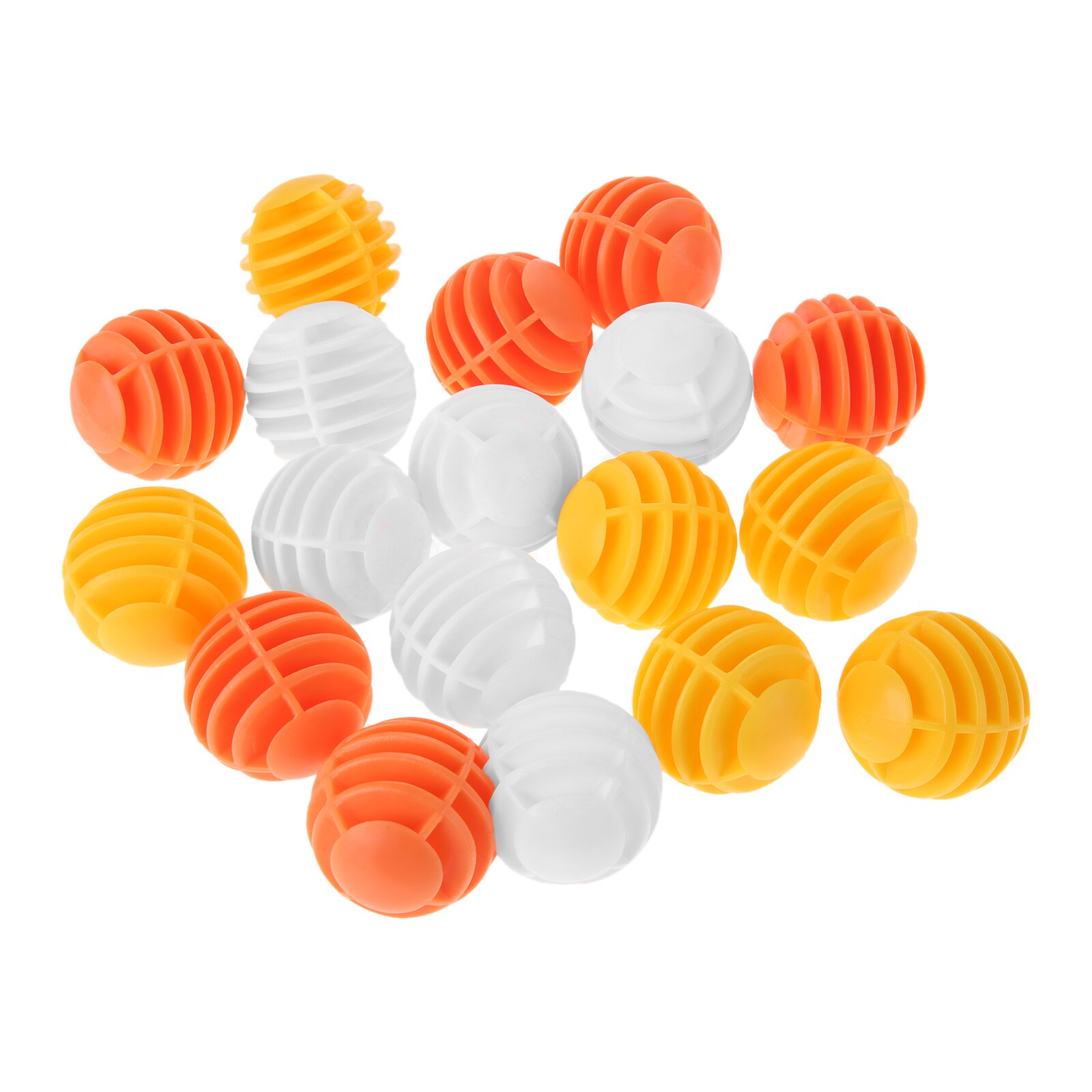 Bolas de Golf espaciadoras, 6 piezas, 42mm, práctica de entrenamiento para Golfista, principiantes, Swing Hit, interior y exterior, bolas de práctica de entrenamiento huecas de plástico