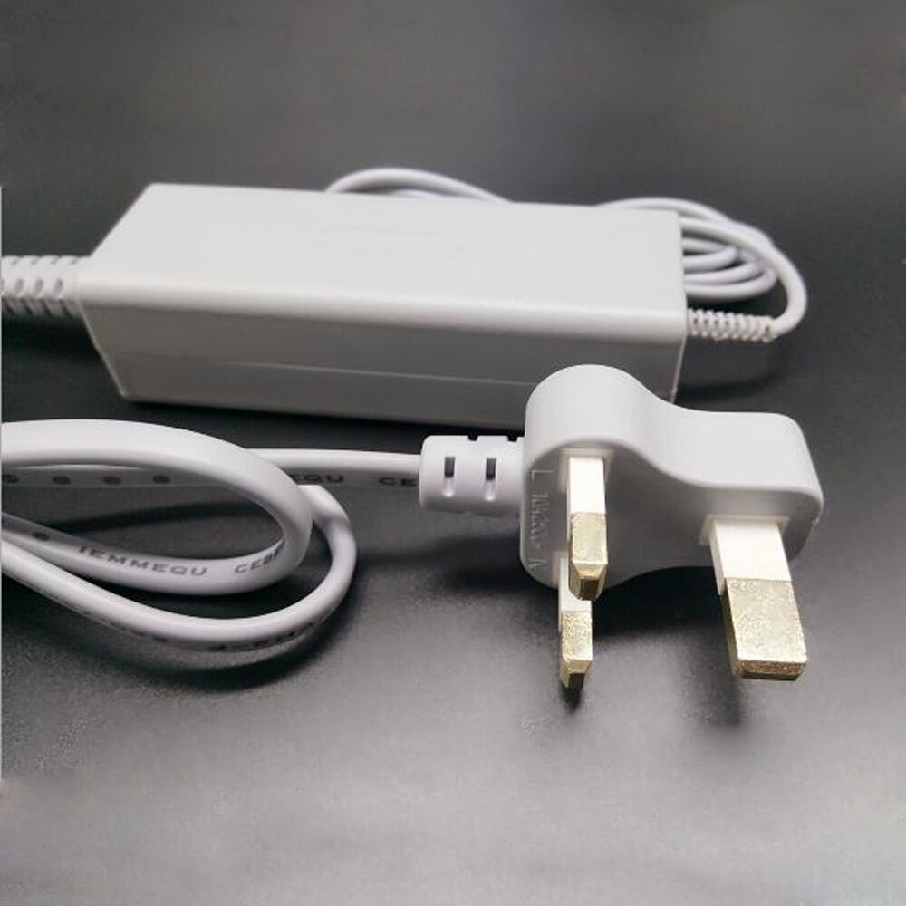 Ac-oplader en stroomadapter voor de wii u-console met gamepad (uk-stekker)