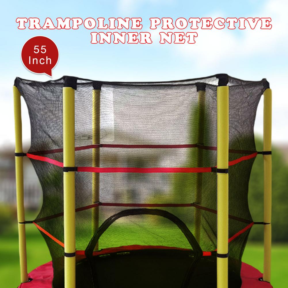 55In Trampoline Security Net Safe Protective Trampoline For Kids Protection High-density Net For About 1.4M Trampolines Equip