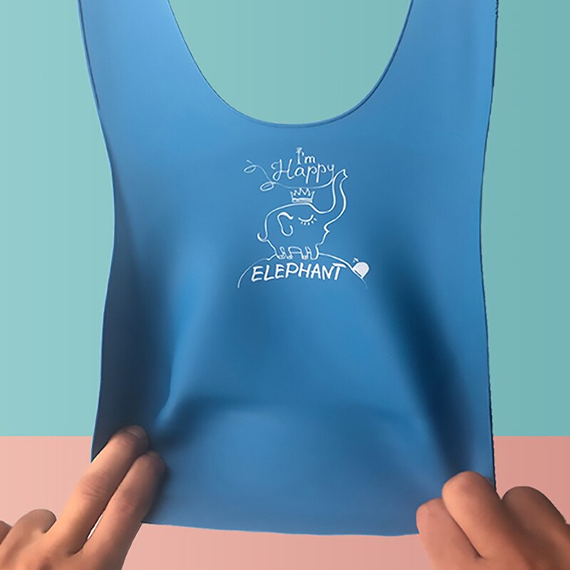 Baberos impermeables para bebé, alimentación de silicona, toalla de Saliva, delantales de dibujos animados para niño y niña, babero ajustable