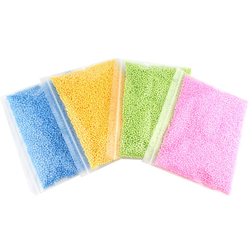 Liplasting diy håndværk leverer mini skum kugler styrofoam fyldning perler boligindretning bold legetøj!