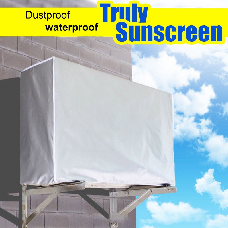 Outdoor Air Conditioner Cover Waterproof Anti-Dust Sunscreen Air-Conditioner Cover Protectors C1