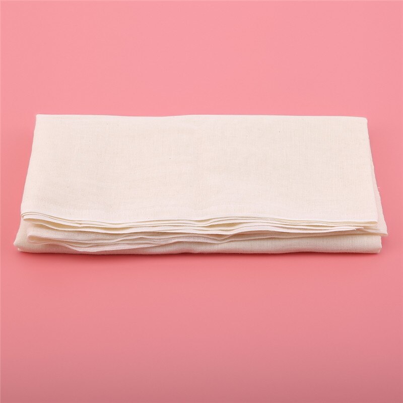 Cheesecloth Filter Cotton Cloth Cheesecloth Gauze Natural Breathable Bean Bread Soft Cloth Fabric Good Air Permeability: Default Title