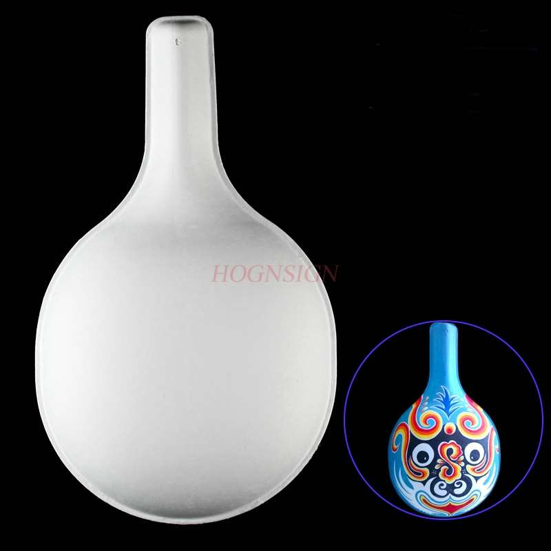 Kindergarten handmade pulp Peking opera mask white child blank painting hand drawn