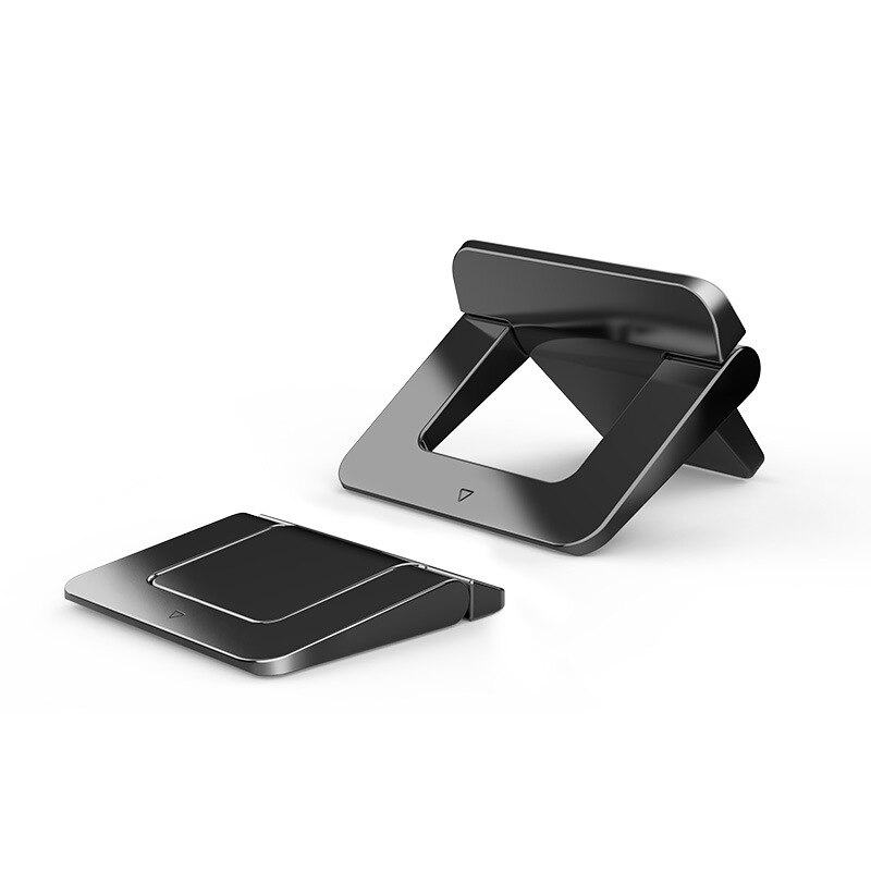 Legering Mini Laptop Stand voor Bureau, Zilver Computer Toetsenbord Stand, Zelfklevende Onzichtbare Computer Stand voor Laptop