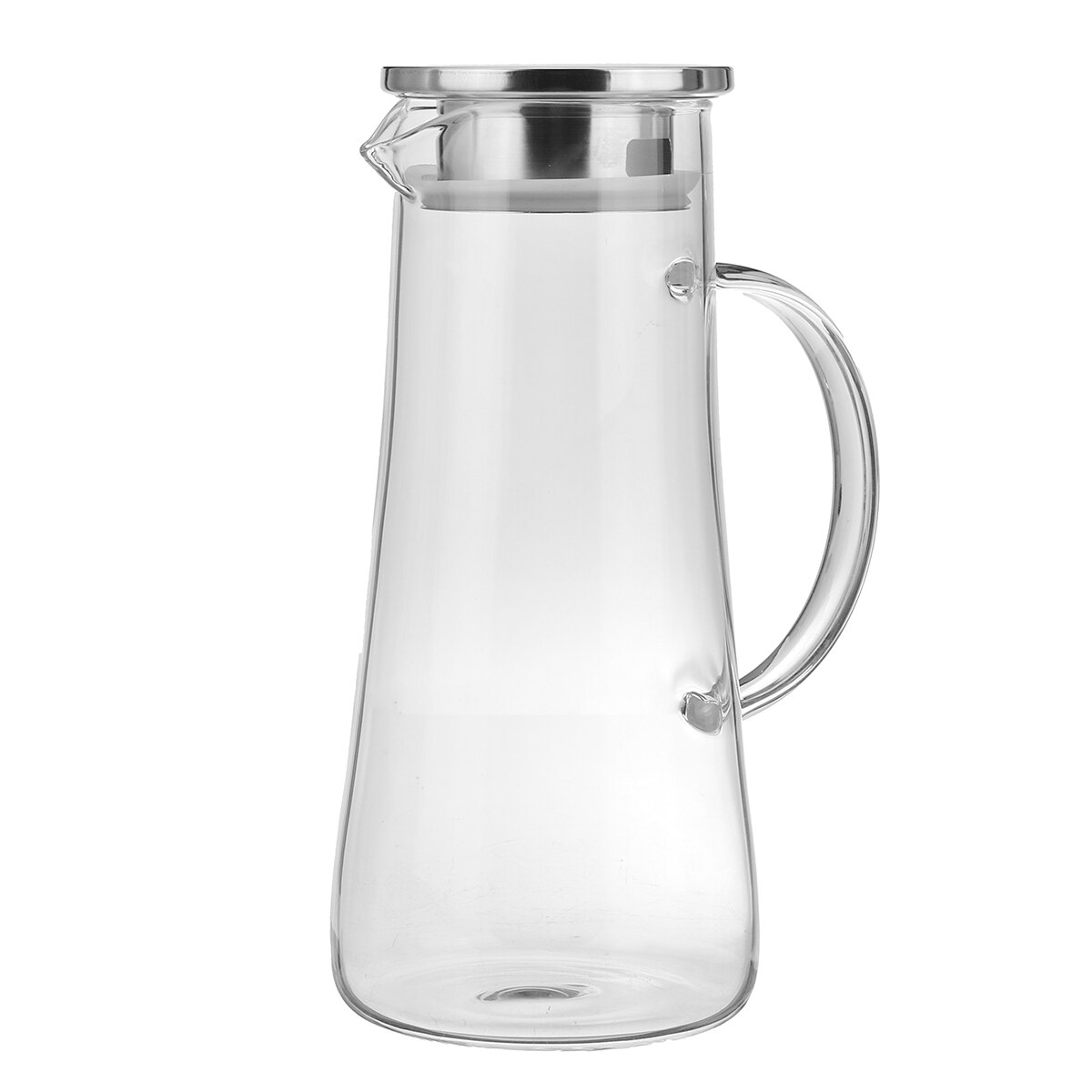 Jarra de cristal transparente para té, tetera resistente al calor, garrafa grande de té transparente, juego de té de flores, hervidor de agua para cocina, Offici, 1500ml