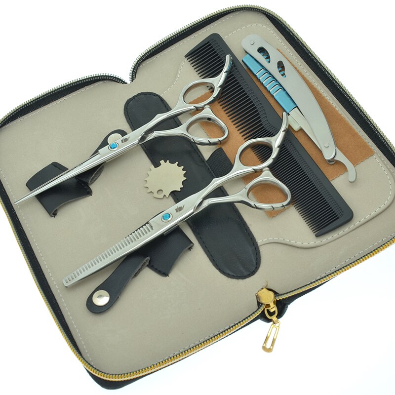 5.5 "6.0" Kappers Kapper Professionele Snijden Schaar Haar Scharen Smith Chu Japan 440c Salon Haar Dunner Schaar A0036C