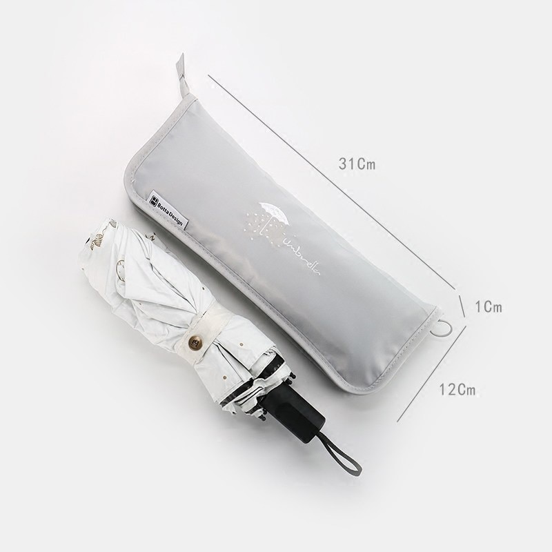 E-FOUR Portable Umbrella Storage Bag Water-Absorbing Travel Umbrella Cover Case with Zipper for Backpacks Purses Briefcases Car