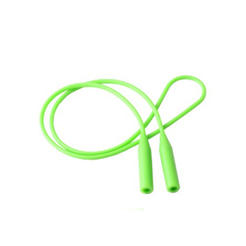 1 Pc Candy Color Elastic Silicone Eyeglasses Straps Sunglasses Chain Sports Anti-Slip String Glasses Ropes Band Cord Holder: green