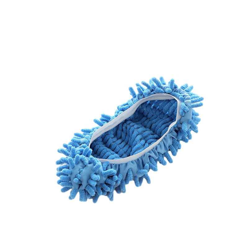 Paño multifunción para la cabeza de mopa reutilizable, cubierta de trapeador de polvo, repuesto para el hogar, cabeza de mopa, herramienta de limpieza para suelo, sin huellas, lavable: Blue