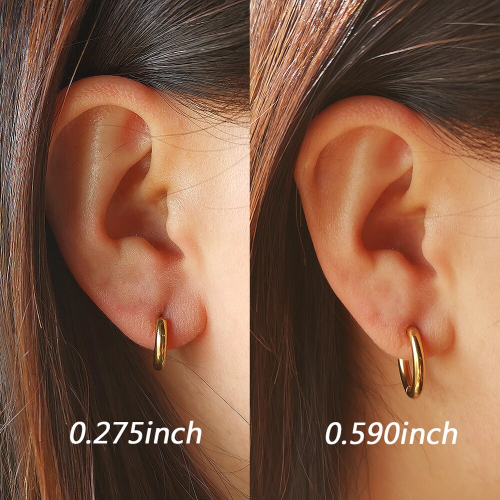Hoepel Oorbellen Voor Vrouwen Sieraden Oorbel Ringen Eenvoudige Charme Gouden Oorbel Voor Een