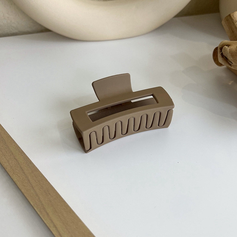 1 Stuk Koreaanse Koffie Zwart Grote Hair Claws Acryl Haarspelden Haarspeldjes Krab Haar Clips Hoofddeksels Voor Vrouwen Meisjes Haar Accessoires: 1566-22