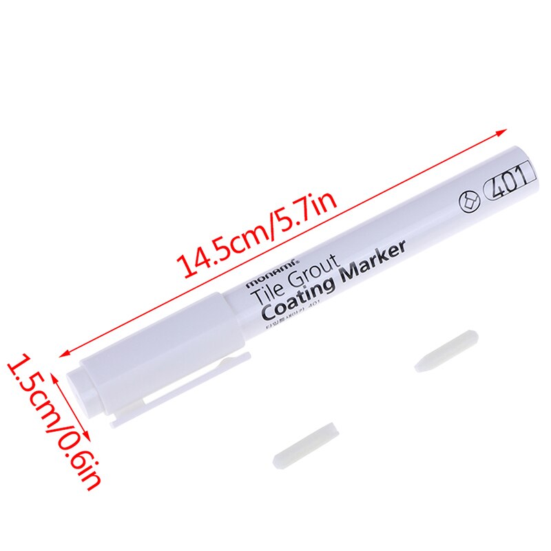 1pc nyttige tile gap reparation farve pen hvid flise refill artline fugepen vandtæt formfaste fyldmidler vægporcelæn