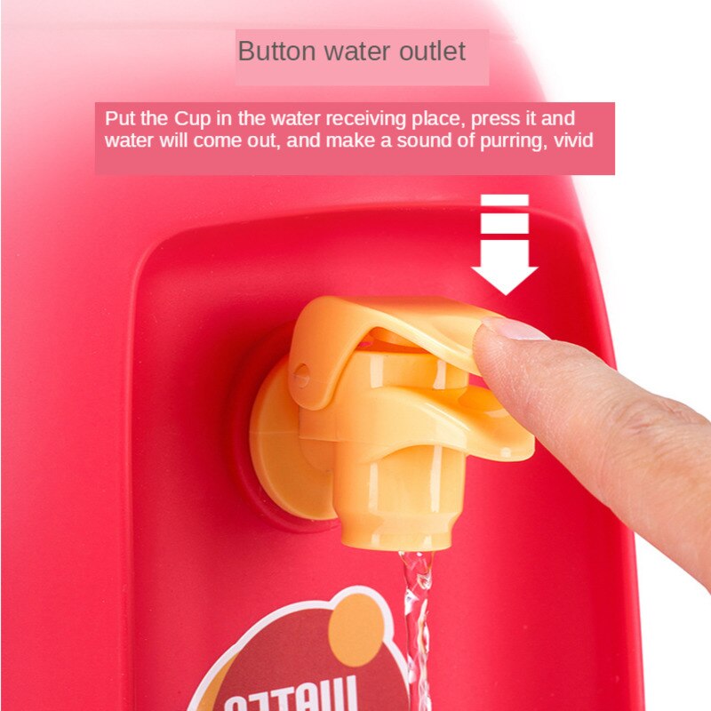 Bambini Cucina fingere Giocattoli mini Distributore di Acqua del Giocattolo di Simulazione Giocattolo Apparecchio di Ruolo Cucina Giocattolo Bere Giocattoli per Il Capretto