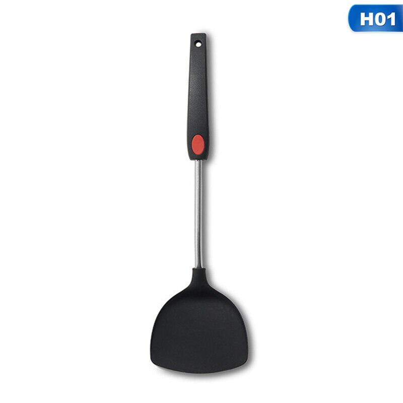 Silicone Utensil-Set Turner Spatula Cooking-Spoon Soup Pastry Tools 11-in-1 Kit Versatile Kitchen Spatula: H01