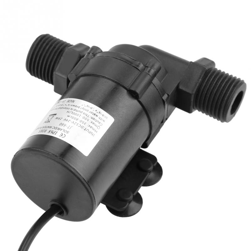 Mini DC Brushless Water Pump for Solar Water Heater 24V Brushless waterpump 1300L/H pumps bomba