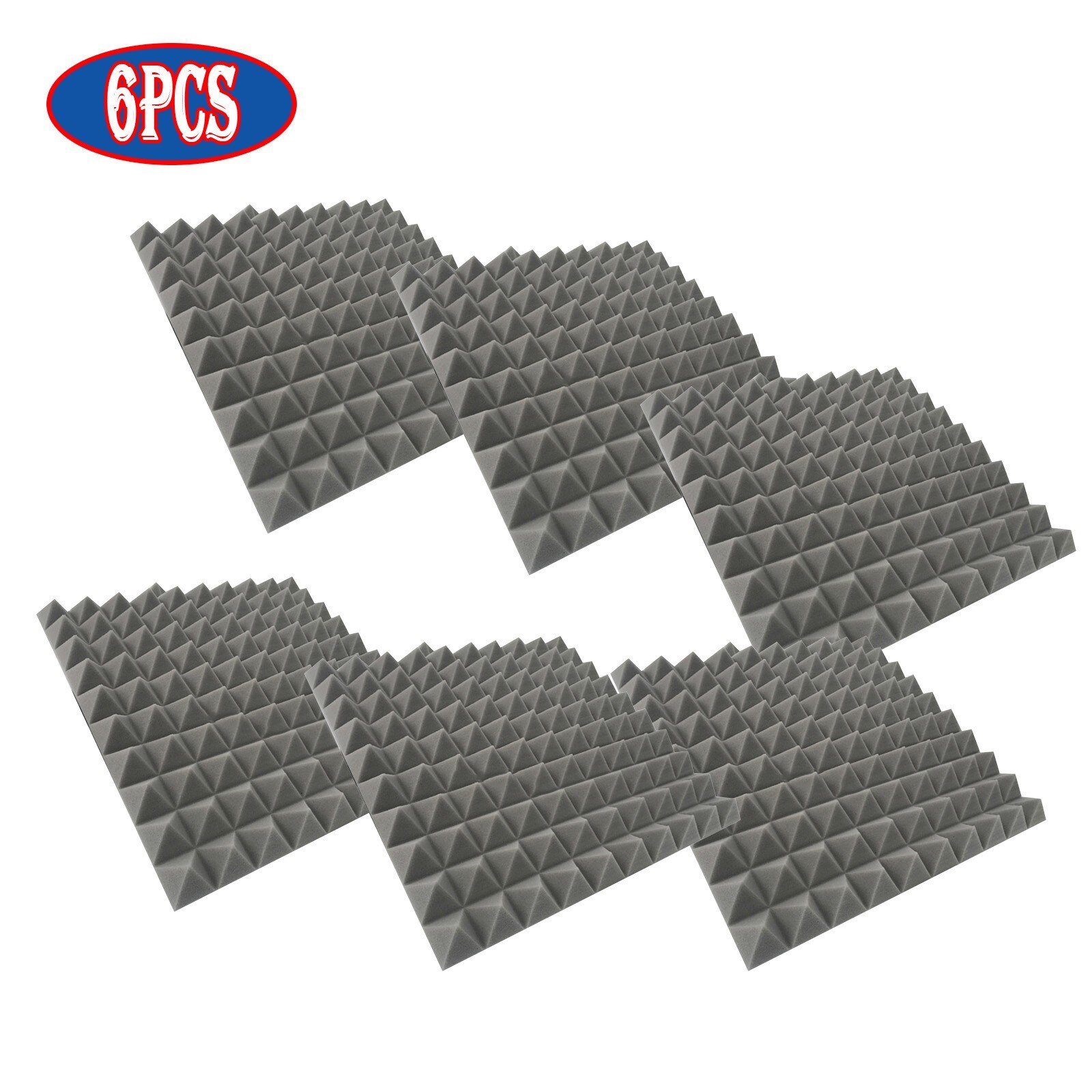 Home Scene Layout, Sound-absorbing Foam Wall, Indoor Sound-absorbing Cotton Soundproofing Foam Sound-Absorb Noise Sponge Foam: C