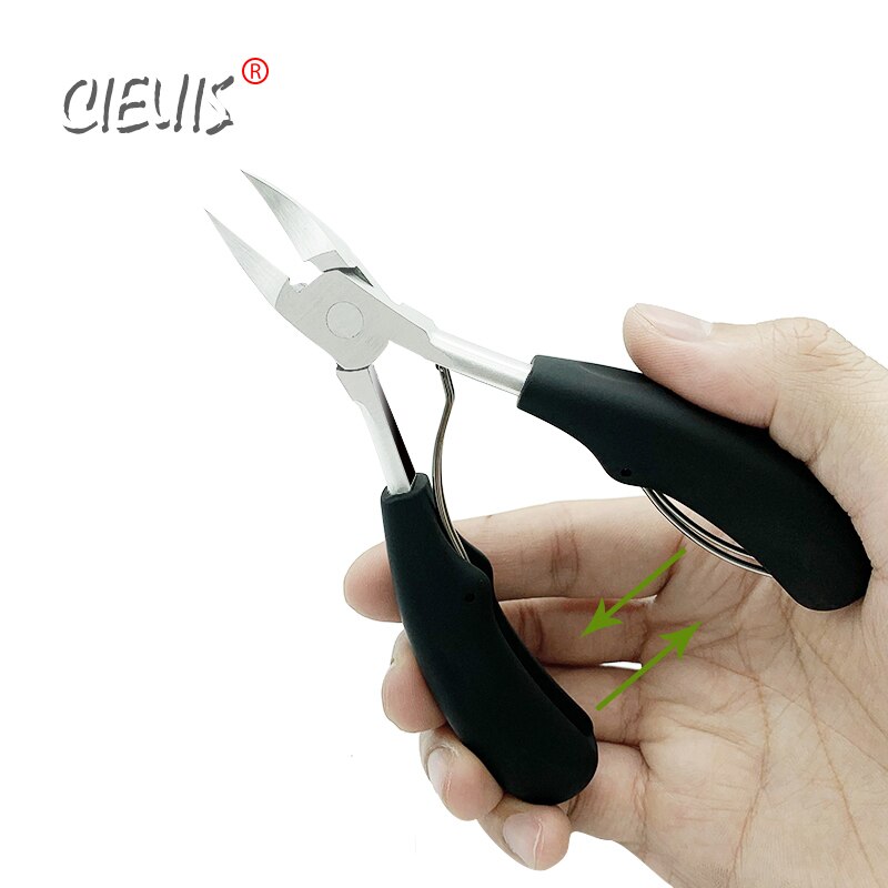 Cortaúñas para manicura y pedicura, tijeras profesionales para cutículas, pinzas para uñas encarnadas, herramienta de corrección de Podología