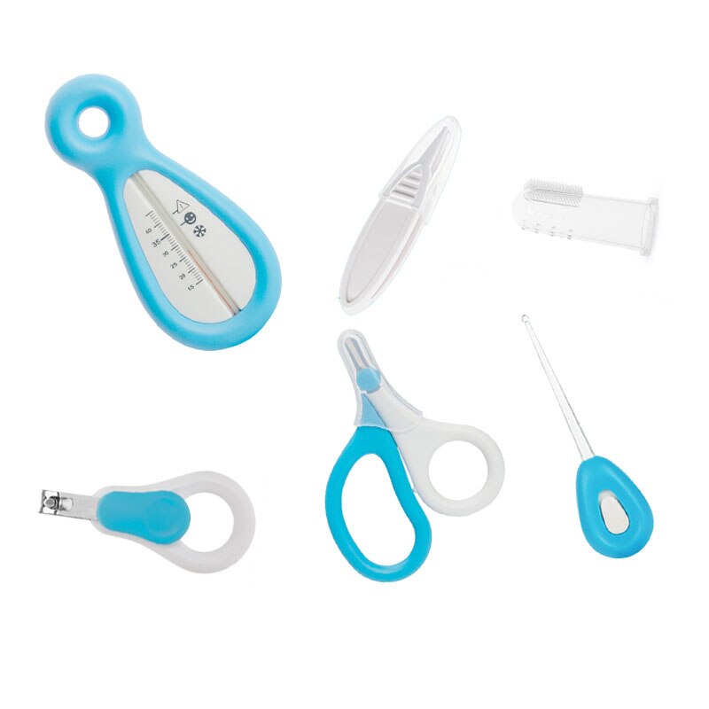 6 stk babypleje manicure sæt baby sundhedspleje special negleklipper kam sikkerhedssaks neglepleje dragt babypleje produkt