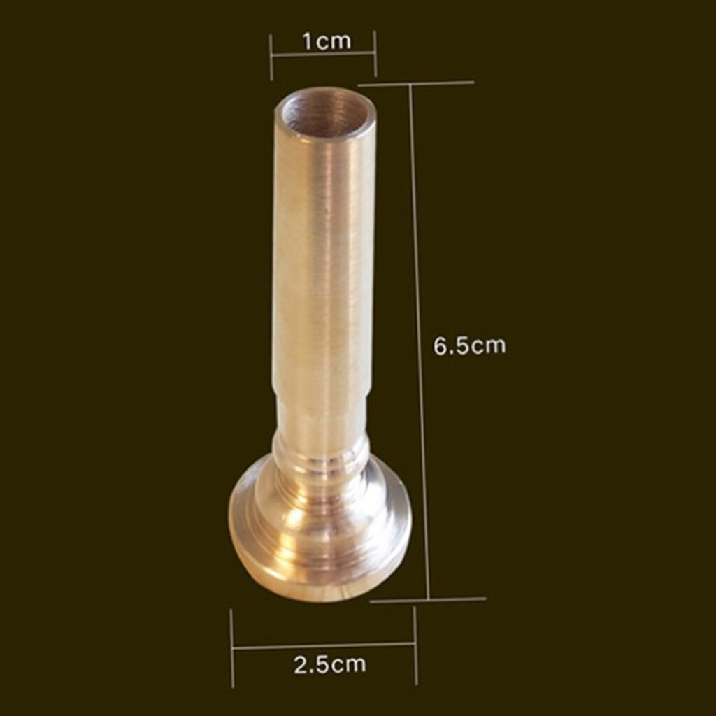 Messing Trompet Bugel Mondstuk Voor Trompet Bugel Partsreplacement Accessoire Geschikt Voor Bugel Trompet Marching Band Prestaties