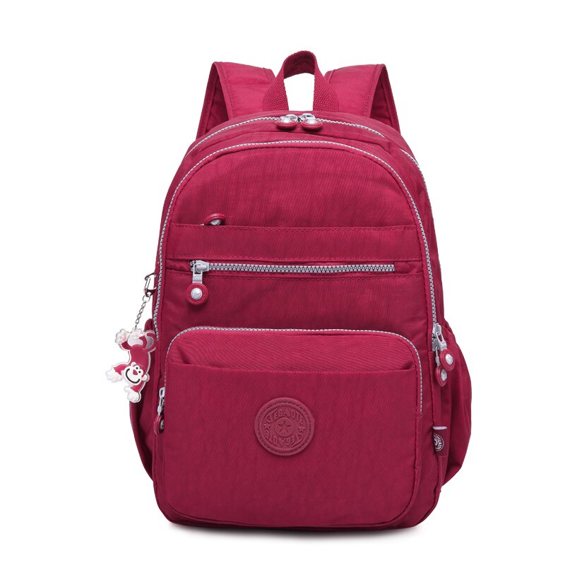 TEGAOTE , Mochila para chicas adolescentes, Kipled, mochilas de nailon, Mochila femenina, Mochila de viaje para mujer, Mochila escolar, bolsa para mujer: 4