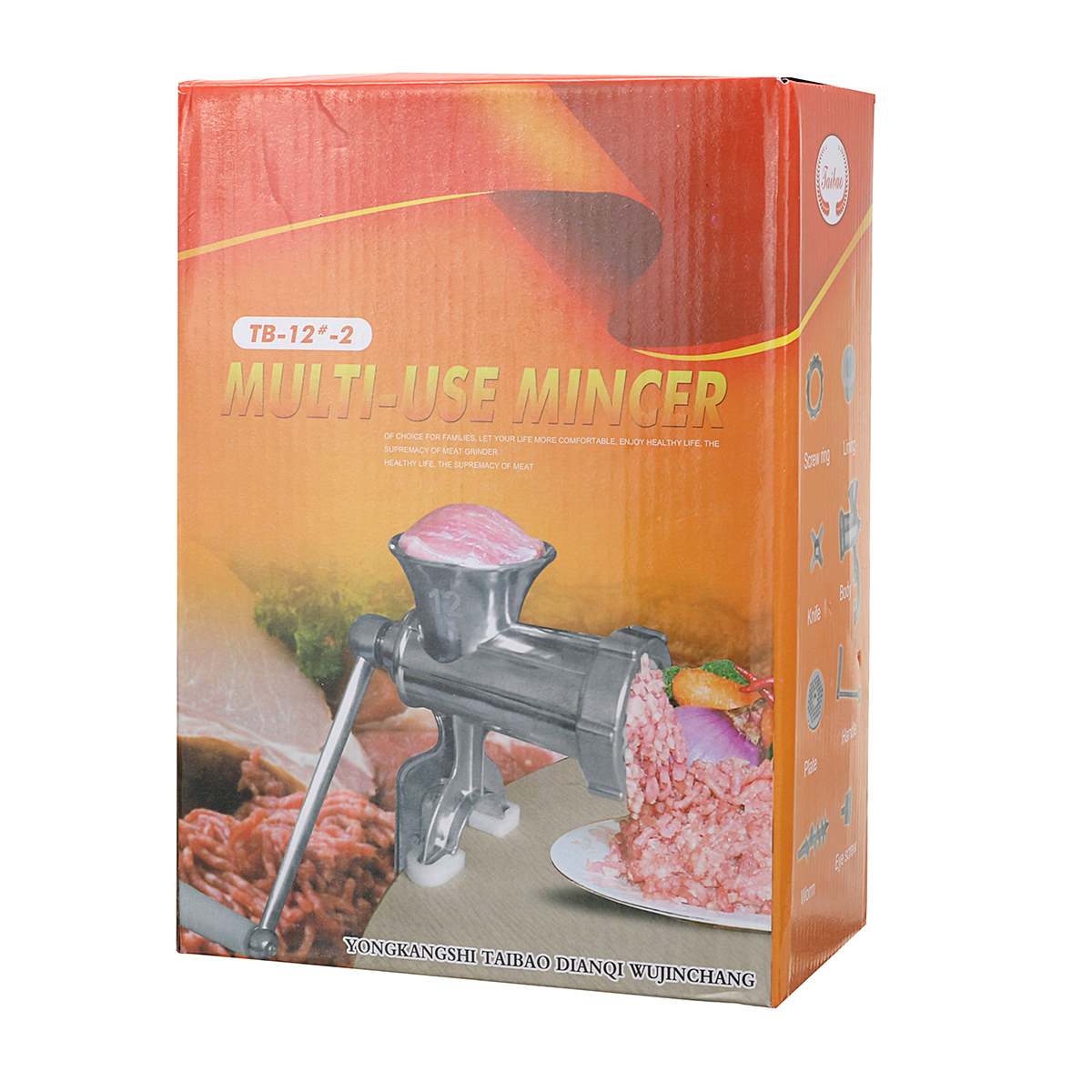 Manual Electric Meat Mixer blender Grinder Stainless Steel Electric Chopper Automatic Mincing Machine Quiet Food blender