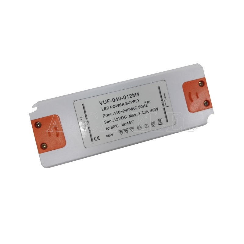 12 volts alimentation 12 V LED pilote 20W 30W 40W 50W 60W AC 110V 220V à 12 V DC transformateur d'éclairage adaptateur pour LED bande CCTV