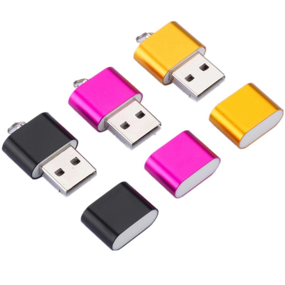 Adaptateur USB 2.0, Mini lecteur de carte mémoire haute vitesse, Interface Micro SD TF T-Flash pour PC