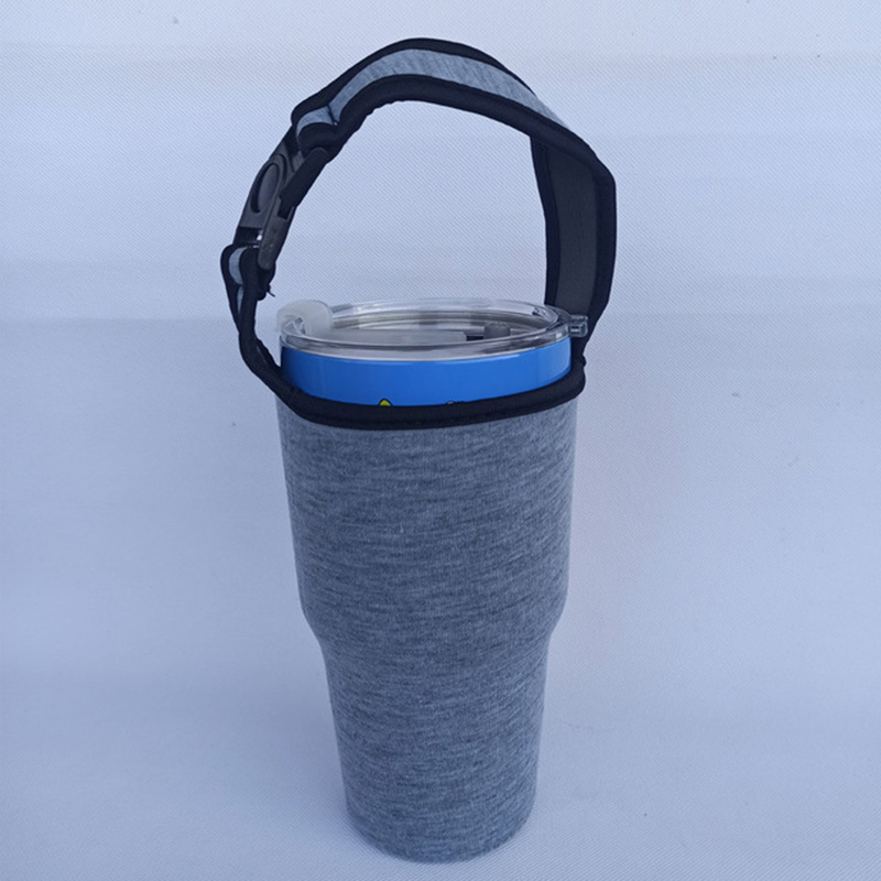 Insulated Bag Coffee Mug Cover Case Thermos Cup Pouch Portable Vacuum Cup Set Camping Accessorie For YETI 30oz Mugs: Gray