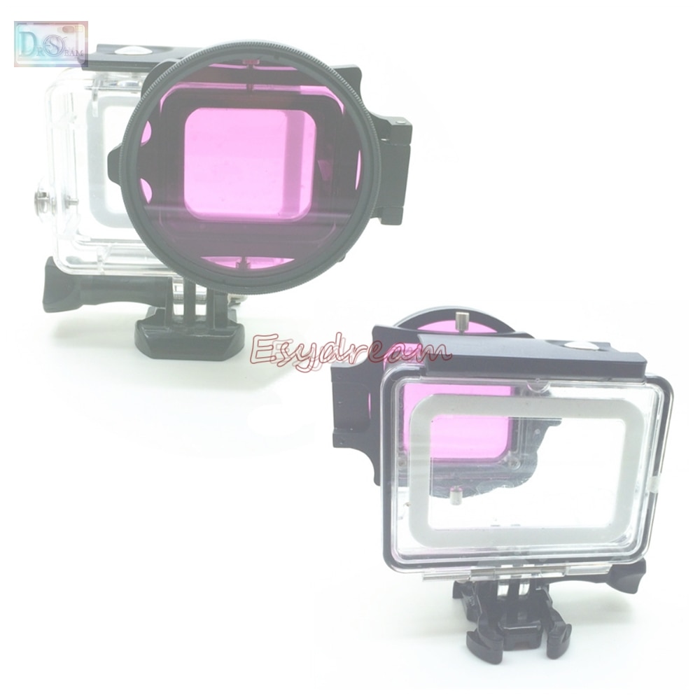 52mm 58mm 67mm Waterdichte Magenta Paars Filter voor Duiken Onderwater Camera Gopro Xiaomi Yi Sjcam Kleur Conversie 67 58 52mm
