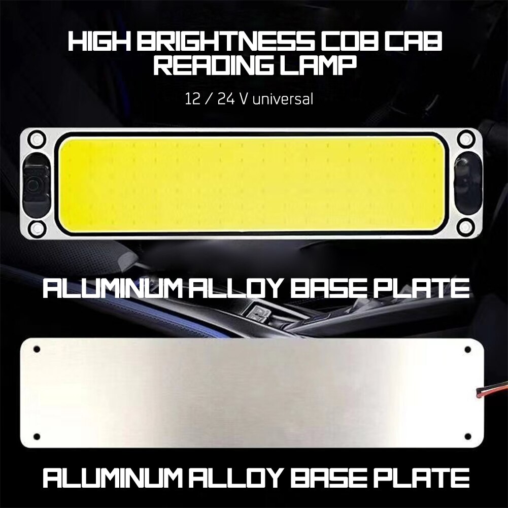 Led bar 12-36v cob led lys til bil indendørs lys læsepære 12v 36v båd lampe led arbejdslys til offroad atv lys bar