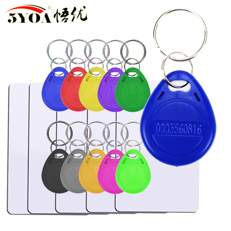 10 pezzi di garanzia della qualità em ID carta Sola lettura 4100 4102 carta d'identità di reazione 125KHZ RFID carta adatta per il controllo degli accessi presenza di tempo