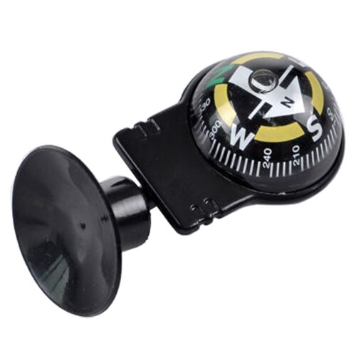 Car Vehicle Floating Ball Magnetic Navigation Compass Black
