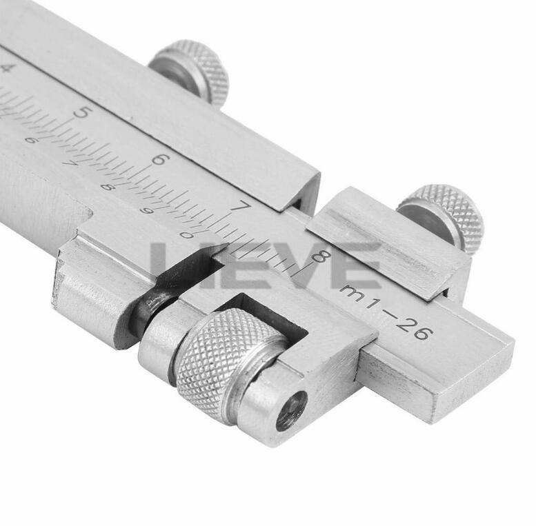 M1-26 Gear tooth caliper toothed wheel measure precision Vernier caliper gauge Gear tooth wheel Measuring tool