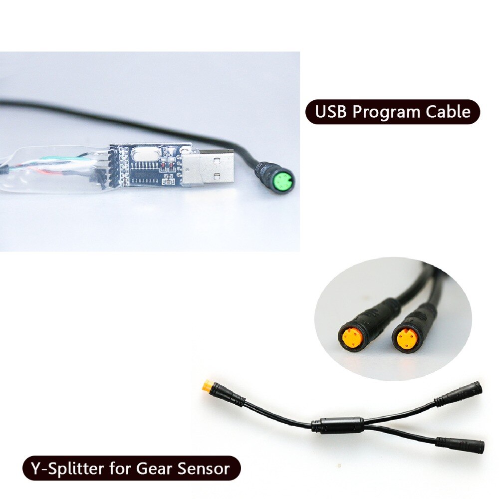 BAFANG Motor Onderdelen Accessoires Gear Shift Sensor Elektrische Fiets Hydraulische Rem Sensor USB Programmeerkabel C965 C18 Display